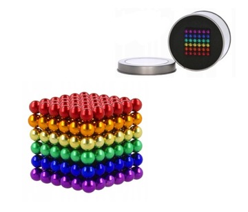 МАГНИТНЫЕ ШАРИКИ NeoCube RAINBOW 3ММ 216шт МАГНИТНЫЕ БЛОКИ ДЛЯ ДЕТЕЙ