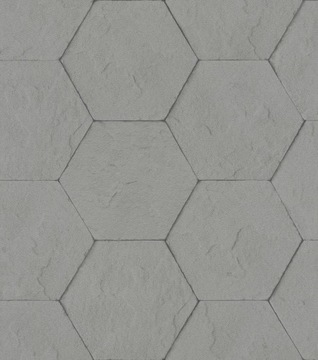 TAPETA Bloczki Beton Plaster Miodu 3D Rasch Brick Lane Geometryczna szara