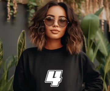 термопереводка для футболки СПОРТИВНЫЙ НОМЕР 4 размер 20 х 21,4 см