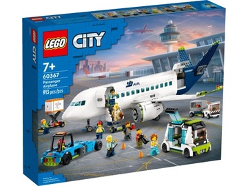 LEGO CITY 60367 SAMOLOT PASAŻERSKI KLOCKI