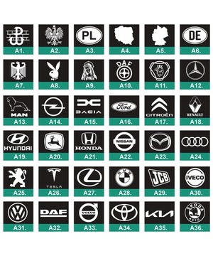 Табличка со светодиодной подсветкой для водителя грузовика Premium XL