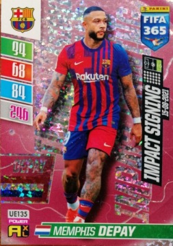 FIFA 365 2022 UPDATE IMPACT SIGNING UE135 DEPAY