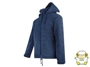 KRYSTA Kurtka damska unisex wełniana oddychająca