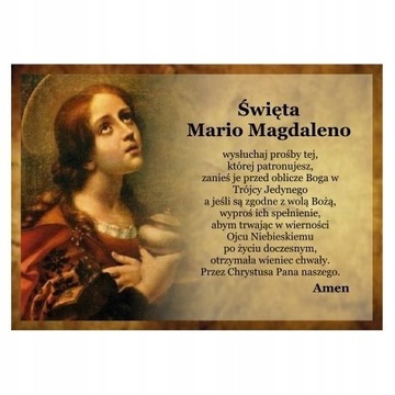 Pocztówka 42. Mój Patron - św. Maria Magdalena