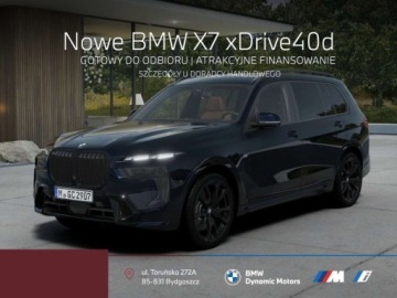 BMW X7 SUV Facelifting 3.0 40d 352KM 2026 BMW X7 xDrive40d 352 KM mHEV - Pakiet M Pro - Sky Lounge - Hak - Iconic Gl