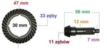 Tryby do Młotowiertarki Einhell 1010 / DWT 950 (g 209)