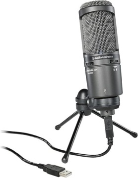 Mikrofon Audio-Technica AT2020USB+ – studyjny USB, czysty dźwięk, do nagrań