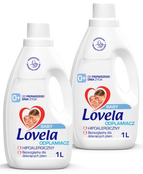 Lovela Baby Odplamiacz hipoalergiczny 2 x 1 L