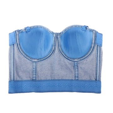 Koszulka damska T-shirt damski Denim Camisole regu