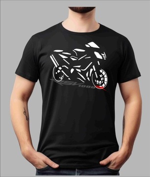 T-shirt koszulka motocyklowa z nadrukiem a*p*r*i*l*i*a R*S*V 1000R