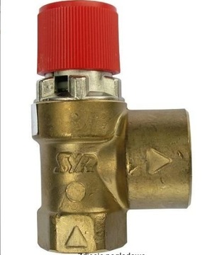 Zawór bezpieczeń. 1/2x3/4 gw. 2,5 bar
