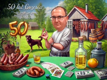 Шарж по фото - день рождения, юбилей Гарантия сходства | СВОБОДНЫЙ КАДР