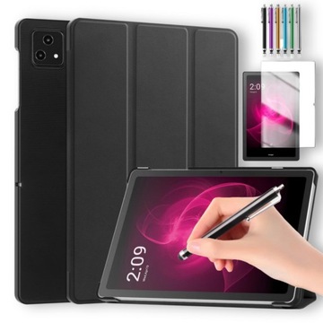 ETUI Z KLAPKĄ DO T-MOBILE T TABLET 5G + SZKŁO HARTOWANE + 6 RYSIKÓW GRATIS