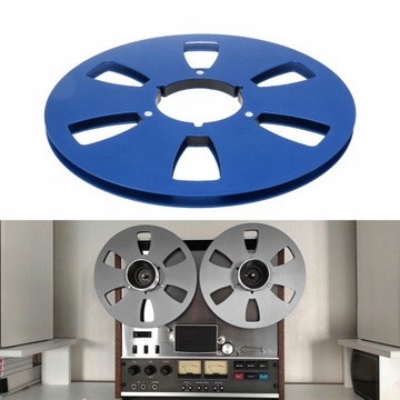 КАТУШКА С ЗАПИСЬЮ 1/4 10,5 ДЮЙМА, 6 ОТВЕРСТИЙ, СИНАЯ