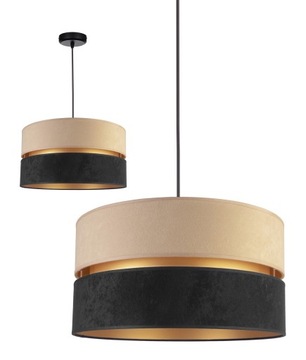 LAMPA WISZĄCA SUFITOWA ŻYRANDOL ABAŻUR NOWOCZESNY