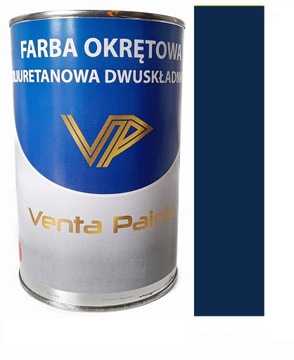 Farba Okrętowa Poliuretanowa Niebieska RAL 5010 1L