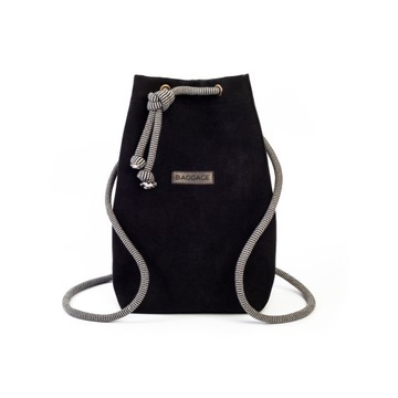 PLECAK WOREK 2W1 TOREBKA ZAMSZ BAGGAGE CZARNY
