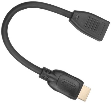 Kabel Przedłużacz przedłużka HDMI v 2.0 - 0,15m