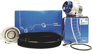 SKF POMPA WODY + ZESTAW PASKA ROZRZĄDU VKMC 01113