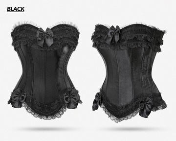 Corset Bustier Top for Women Burlesque Costume Plu