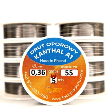 Drut Oporowy A1 0,36 mm 50 m Trwały Odporny do AGD Elektroniki