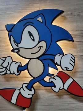 SONIC 3D LED деревянный ночник