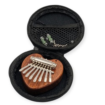 Мини KALIMBA сердце 8 тонов чехол Молоток ремешок...