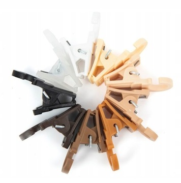 ЛЯГУШКИ ПЛАСТИКОВАЯ ЛЯГУШКА ДЛЯ КОЛЕСА КОРИЧНЕВАЯ 100 ШТ.