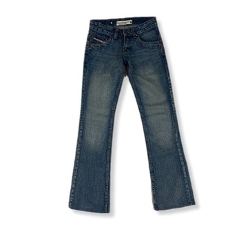 Diesel Jeans Spodnie Damskie Szerokie Nogawki XS S
