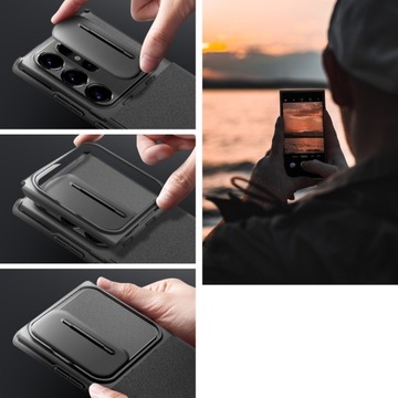 Чехол для Galaxy S24 Ultra, Spigen Optik Armor, чехол, с крышкой объектива