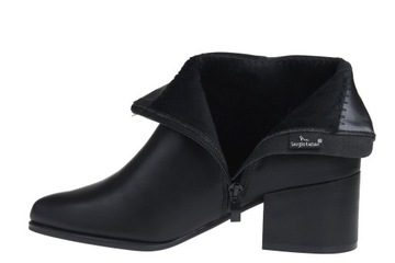 SERGIO LEONE BT632 БОТИНКИ ЖЕНСКИЕ ЧЕРНЫЕ DA046 R 40