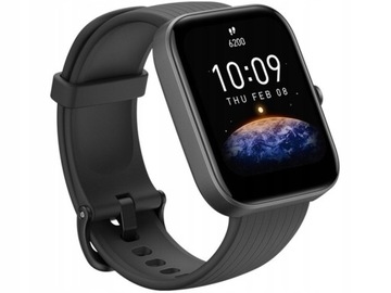 Умные часы Amazfit Bip 3 Pro черные СМАРТ-ЧАСЫ AMAZFIT BIP 3 PRO ЧЕРНЫЕ GPS