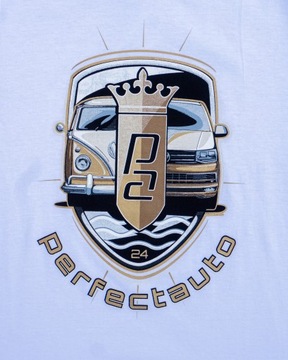 Футболка Car, белая, мужская, M