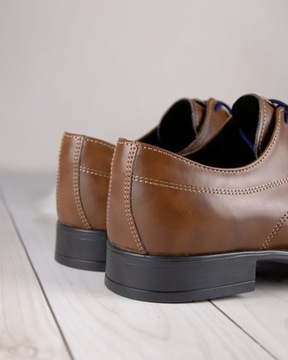 Туфли для причастия коричневого цвета для мальчиков KBC-019 - 36