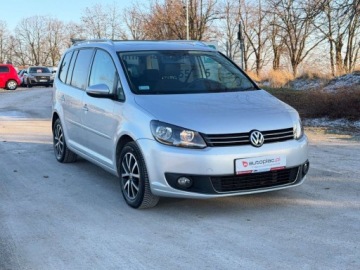Volkswagen Touran II 1.6 TDI 105KM 2014 Volkswagen Touran Raty Panorama Automat DSG Klimatronic Navi 7 osobowy Za, zdjęcie 6