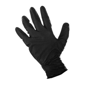 RĘKAWICZKI NITRILE BLACKGRIP M 50szt