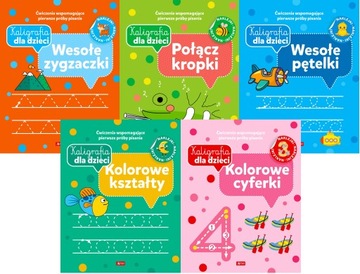 Zestaw Kaligrafia Dla Dzieci. Wprawianie ręki