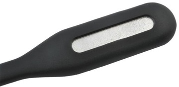 Силиконовая гибкая USB светодиодная лампа для ноутбука, черная