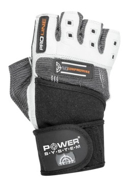 POWER-SYSTEM RĘKAWICZKI NO COMPRO-WHITE GREY-M