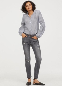 H&M Skinny Regular Ankle Jeans Dżinsy damskie 29