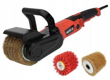 ШЛИФОВАЛЬНАЯ МАШИНА YATO ДЛЯ СТАЛИ И ДЕРЕВА 1300ВТ + 2 ЩЕТКИ
