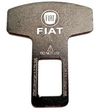 Zaślepka wtyczka do pasa pasów z logo FIAT.