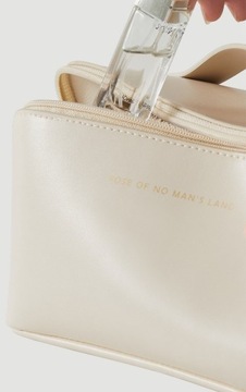 БЕЛАЯ РАСШИРЯЕМАЯ косметичка, вместительный ОРГАНАЙЗЕР, Женская