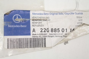 DRŽÁK VÝZTUHA NÁRAZNÍKU ZADNÍ MERCEDES W220