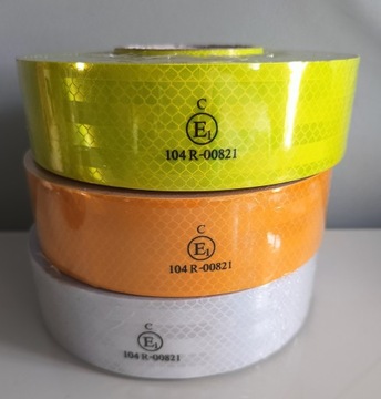 Велосипедная стойка Contour TAPE REFLECTIVE 50мм 50 м желтая MICROPRISMATIC
