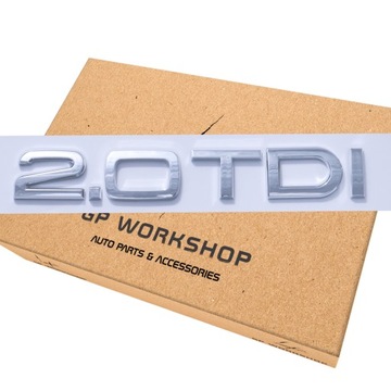 EMBLEMAT 2.0TDI AUDI ZNACZEK LOGO KLAPA BAGAŻNIKA