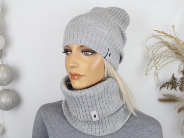 КОМПЛЕКТ ЖЕНСКИЙ, ШАПКА ЖЕНСКАЯ + ШАРФ ШАРФ