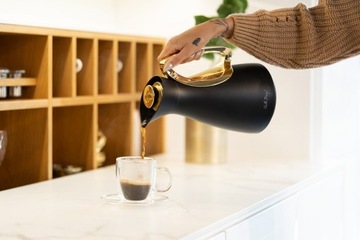 VIALLI ТЕРМОС КУВШИН СО СТЕКЛЯННОЙ ВСТАВКОЙ ALESSIA КОФЕ ЧАЙ 1л