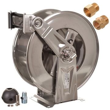 Bęben automatyczny INOX na wąż 35m do myjki KARCHER HD HDS KRANZLE RAMEX