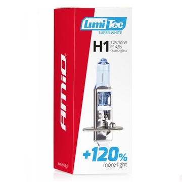 Лампа H1 12V 55W Super White а-ля XENON